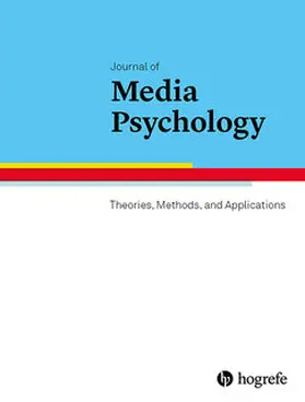 Journal of Media Psychology | Hogrefe Publishing | Zeitschrift | sack.de