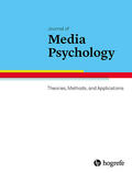 Editor-in-chief: Christoph Klimmt |  Journal of Media Psychology | Zeitschrift |  Sack Fachmedien