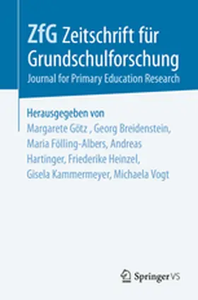 Zeitschrift für Grundschulforschung | Springer | Zeitschrift | sack.de