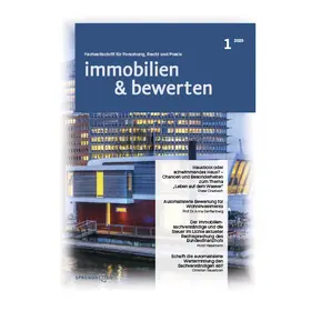  immobilien & bewerten: i&b | Zeitschrift |  Sack Fachmedien