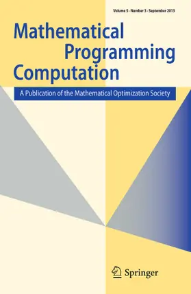  Mathematical Programming Computation | Zeitschrift |  Sack Fachmedien