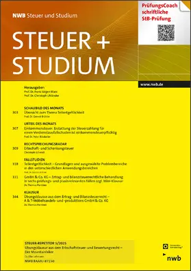 NWB Steuer und Studium | NWB Verlag | Zeitschrift | sack.de