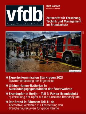 vfdb- Zeitschrift für Forschung, Technik und Management im Brandschutz | Ebner Media Group | Zeitschrift | sack.de