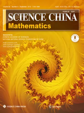 Science China Mathematics | Science China Press | Zeitschrift | www.sack.de
