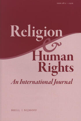  Religion & Human Rights | Zeitschrift |  Sack Fachmedien