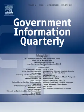 Co-Editors-in-Chief: Marijn Janssen, Tomasz Janowski |  Government Information Quarterly | Zeitschrift |  Sack Fachmedien