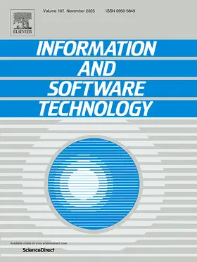 Editor-in-Chief: Günther Ruhe |  Information and Software Technology | Zeitschrift |  Sack Fachmedien