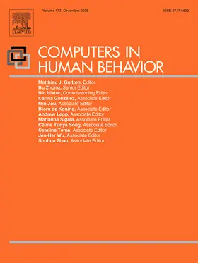 Editor: Matthieu Guitton |  Computers in Human Behavior | Zeitschrift |  Sack Fachmedien