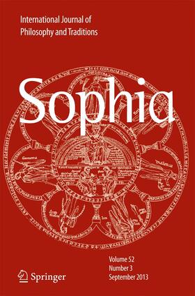 Editors-in-Chief: P. Bilimoria / P. Hutchings / S. Tagore |  Sophia | Zeitschrift |  Sack Fachmedien