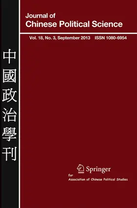 Editor-in-Chief: Sujian Guo |  Journal of Chinese Political Science | Zeitschrift |  Sack Fachmedien