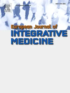 European Journal of Integrative Medicine | Urban & Fischer | Zeitschrift | sack.de