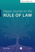Editor-in-Chief: Ronald Janse |  Hague Journal on the Rule of Law | Zeitschrift |  Sack Fachmedien