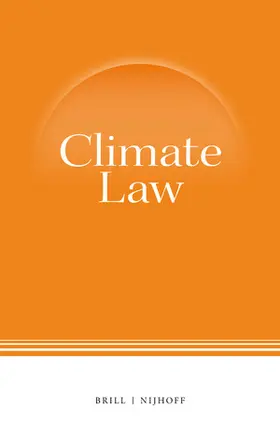Climate Law | Brill | Nijhoff | Zeitschrift | sack.de