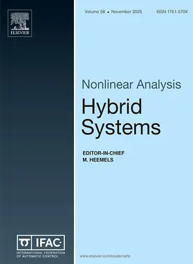  Nonlinear Analysis: Hybrid Systems | Zeitschrift |  Sack Fachmedien