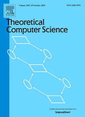  Theoretical Computer Science | Zeitschrift |  Sack Fachmedien