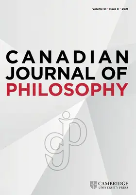  Canadian Journal of Philosophy | Zeitschrift |  Sack Fachmedien