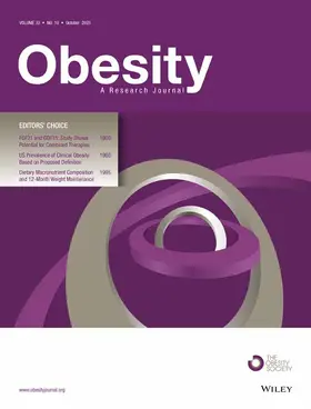 Obesity | Zeitschrift |  Sack Fachmedien