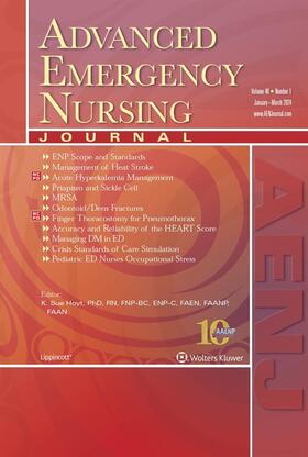  Advanced Emergency Nursing Journal | Zeitschrift |  Sack Fachmedien