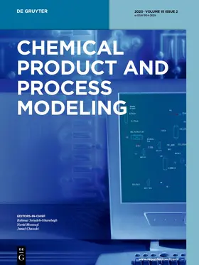 Chemical Product and Process Modeling | De Gruyter | Zeitschrift | sack.de