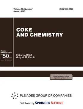 Editor-in-Chief: Grigorii M. Karpin |  Coke and Chemistry | Zeitschrift |  Sack Fachmedien