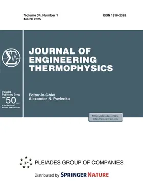  Journal of Engineering Thermophysics | Zeitschrift |  Sack Fachmedien