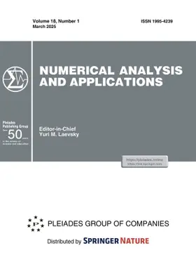  Numerical Analysis and Applications | Zeitschrift |  Sack Fachmedien