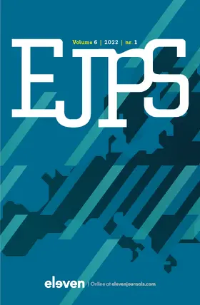  European Journal of Policing Studies | Zeitschrift |  Sack Fachmedien