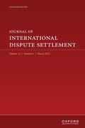  Journal of International Dispute Settlement | Zeitschrift |  Sack Fachmedien