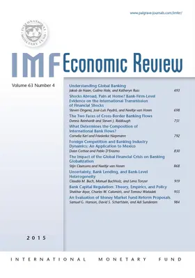 IMF Economic Review | Palgrave Macmillan | Zeitschrift | sack.de