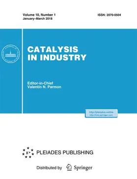 Editor-in-Chief: Valentin N. Parmon |  Catalysis in Industry | Zeitschrift |  Sack Fachmedien