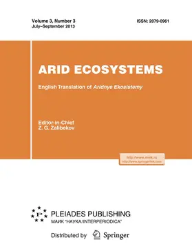 Editor-in-Chief: Z.G. Zalibekov |  Arid Ecosystems | Zeitschrift |  Sack Fachmedien