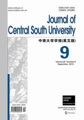 Journal of Central South University | Central South University | Zeitschrift | www.sack.de