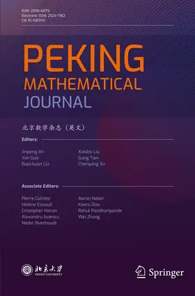 Peking Mathematical Journal | Springer | Zeitschrift | sack.de