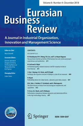  Eurasian Business Review | Zeitschrift |  Sack Fachmedien
