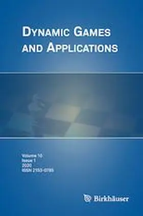Editor-in-Chief: Georges Zaccour |  Dynamic Games and Applications | Zeitschrift |  Sack Fachmedien