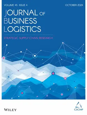 Journal of Business Logistics | Zeitschrift |  Sack Fachmedien