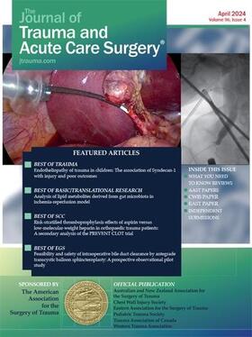  The Journal of Trauma and Acute Care Surgery | Zeitschrift |  Sack Fachmedien
