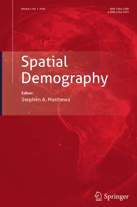 Editor-in-Chief: J.R. Porter / S.A. Matthews |  Spatial Demography | Zeitschrift |  Sack Fachmedien