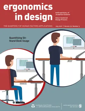 Ergonomics in Design | SAGE Publishing | Zeitschrift | sack.de