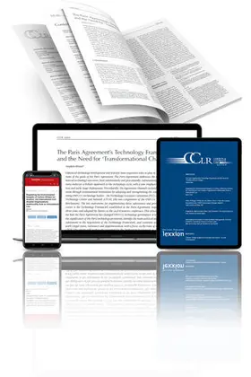  Carbon & Climate Law Review (CCLR) | Zeitschrift |  Sack Fachmedien
