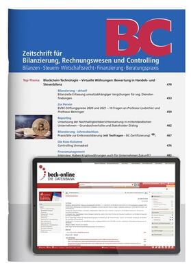 Zeitschrift für Bilanzierung, Rechnungswesen und Controlling (BC) | C.H.Beck | Zeitschrift | sack.de