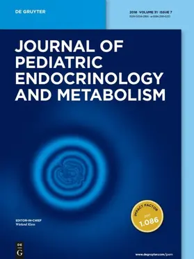 Journal of Pediatric Endocrinology and Metabolism | De Gruyter | Zeitschrift | www.sack.de