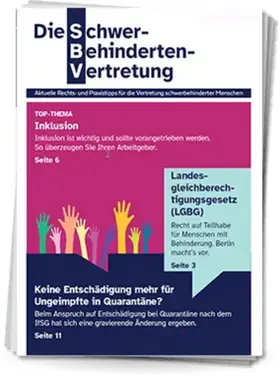  Die SchwerBehindertenVertretung | Zeitschrift |  Sack Fachmedien