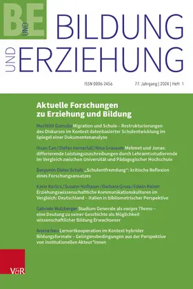  Bildung und Erziehung | Zeitschrift |  Sack Fachmedien