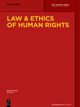 Law & Ethics of Human Rights | De Gruyter | Zeitschrift | www.sack.de