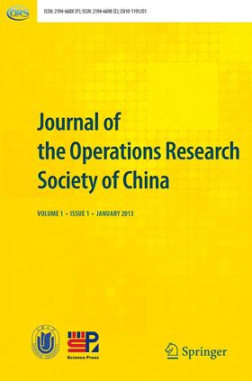Journal of the Operations Research Society of China | Springer | Zeitschrift | sack.de