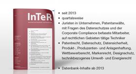 Deutscher Fachverlag GmbH, Fachmedien Recht, Frankfurt am Main |  InTeR | Zeitschrift |  Sack Fachmedien