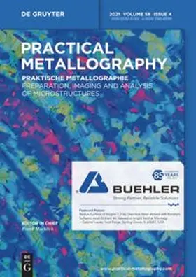  Practical Metallography | Zeitschrift |  Sack Fachmedien