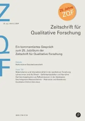 ZQF - Zeitschrift für Qualitative Forschung | Barbara Budrich | Zeitschrift | www.sack.de