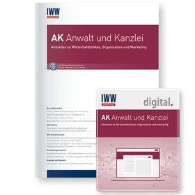 IWW Institut für Wissen in der Wirtschaft GmbH & Co. KG |  AK Anwalt und Kanzlei | Zeitschrift |  Sack Fachmedien